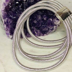 coiled layered necklace